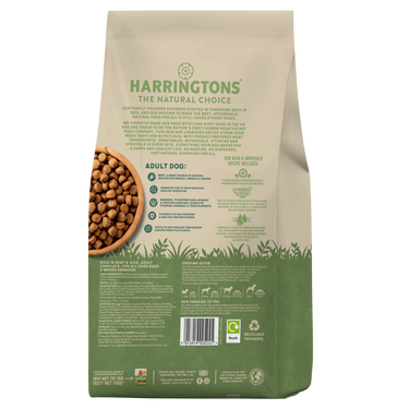 Harringtons Complete Beef Adult Dry Dog Food - 4KG